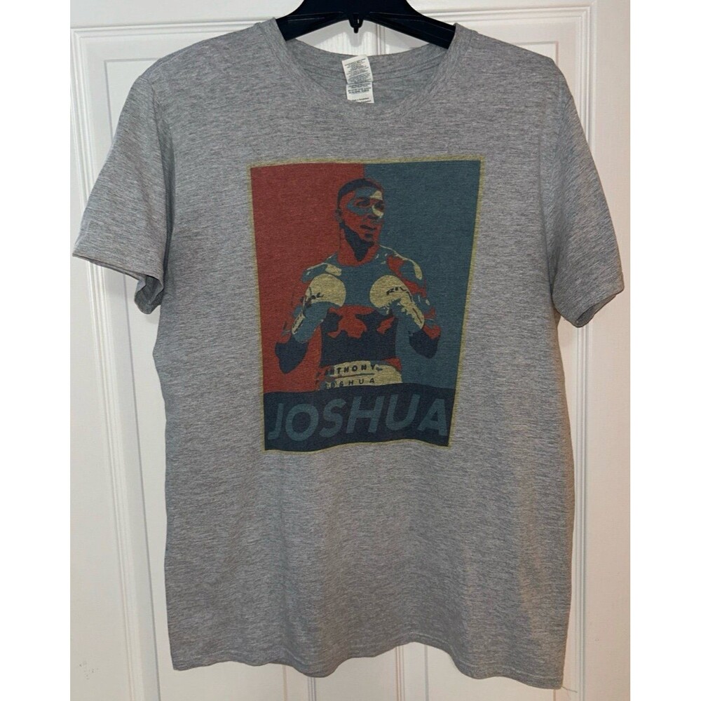 Anthony Joshua Boxing Champ Gray T-shirt L